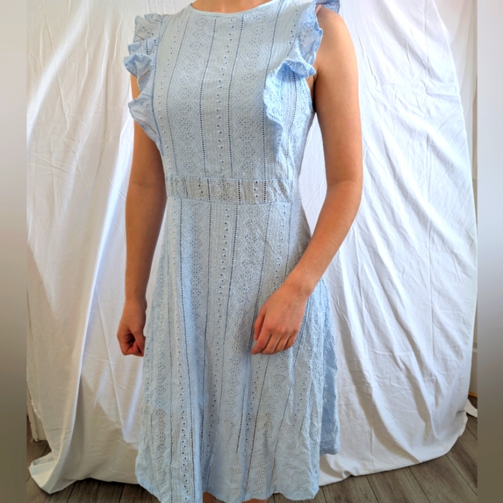 Light Blue Lace Dress